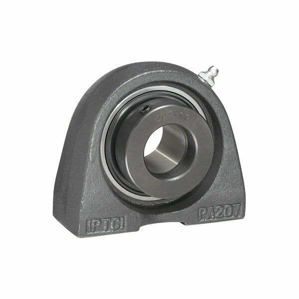 Iptci Tapped Base Pillow Block Ball Bearing Unit, 1.6875 in Bore, Eccentric Collar Lock, 2 Tri Lip Seals NAPA209-27L3